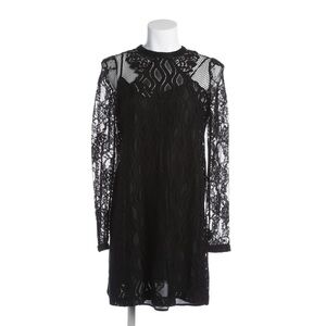 Maje Black Long Sleeve Lace Dress